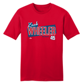Zack Wheeler Speckle Font MLBPA Tee